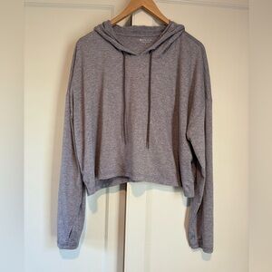 Women’s Athleta Purple Cropped Athletic Hoodie